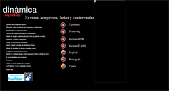 Desktop Screenshot of dinamicamedia.es